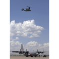 thumbnail image 2 of A CV-22 Osprey flies over a C-130 Hercules Poster Print, 2 of 2