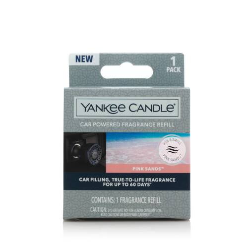 Yankee Candle 1627170 Pink Sands Car Powered Fragrance Diffuser Refill