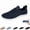 Navy, variant on longantii Orthopedic Casual Shoes for Women Arch Support Slip on Non Slip Sneakers Wide Mesh Stretch Server Shoes Soft 2026 Foam Shoes White