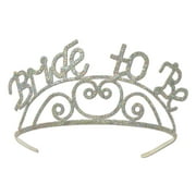 Glittered Metal Bride To Be Tiara, (1/Pkg)