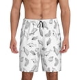thumbnail image 1 of Fotbe Sea Turtle Pantalones Cortos de Pijama para Hombre, Ropa de Dormir, Pantalones de Pijama Cortos para Hombre-XX-Large, 1 of 6
