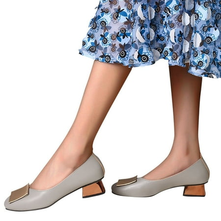 

Vedolay Flat Casual Shoes For Women Women s Loafers Soft Sole Slip On Dress Shoes for Women Gray 9