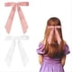 thumbnail image 2 of 2Pcs Hair Bows for Women,Bow Hair Clips-White&Pink, 2 of 5