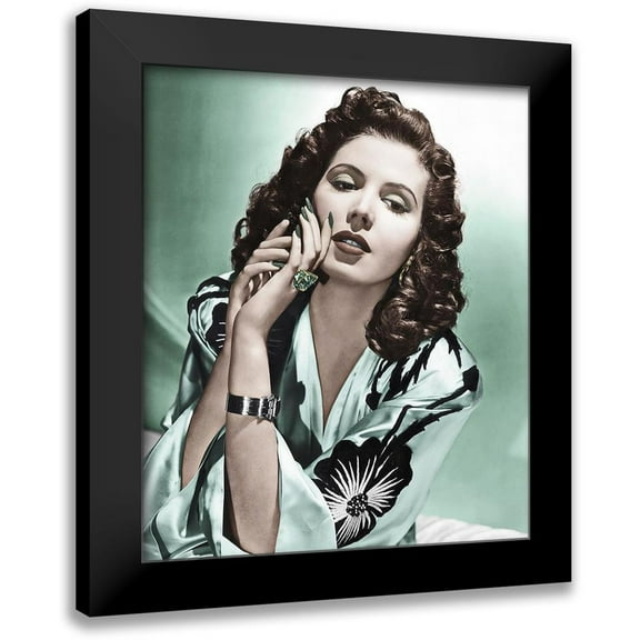 Hollywood Photo Archive 12x14 Black Modern Framed Museum Art Print Titled - Ann Miller