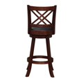thumbnail image 4 of Home Square Porto 29" Swivel Bar Stool in Hazelnut - Set of 3, 4 of 4