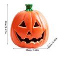 thumbnail image 2 of Halloween LED Glowing Pumpkin Ornaments Set, Assorted Face Jack-O-Lantern Mini Lights for Festive Table Scenery and Holiday Party Favor Decoration, 2 of 5