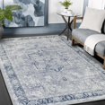 thumbnail image 1 of HR Bohemian Area Rug - Non-Slip Rubber Backing, Traditional Pattern, Flat Texture, Polyester, Gray and Multi Color - Enhance Your Space with Vibrant Elegance, 1 of 7