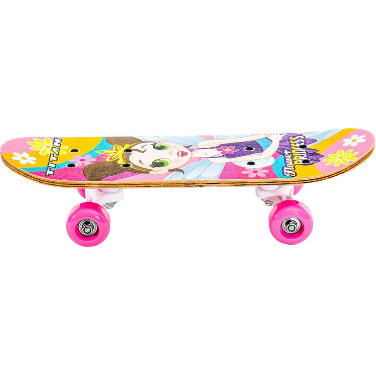 Titan Flower Princess Complete Skateboard for Girls 5 year and