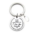 thumbnail image 1 of To My Son Inspirational Gift Keychain Never Forget That I Love You Forever Best Father Mother Gift Key Chains, 1 of 5