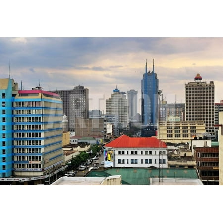  Nairobi  Central Business District and Skyline Print Wall  