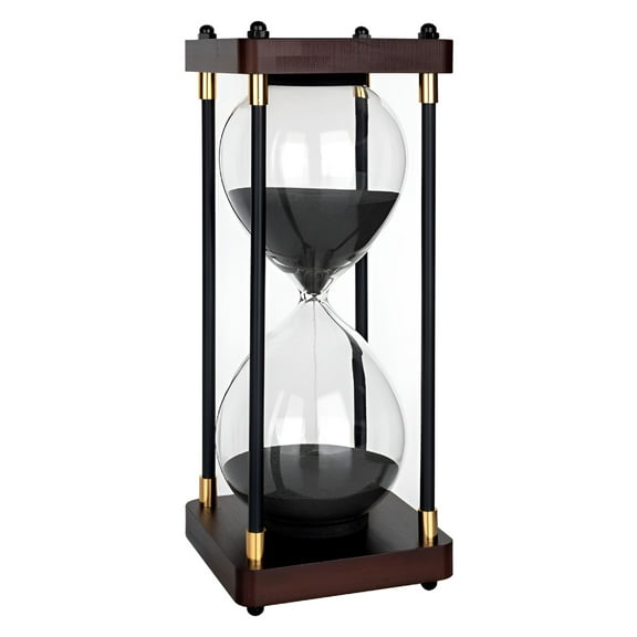 ACDANC Large Sand Timer,Hourglass Timer 60 Minutes,Vintage Wooden Hour Glass Timer