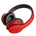 thumbnail image 3 of sweethay Auriculares inalámbricos compatibles con Bluetooth Diadema ajustable Auriculares con graves Ejercicio Reducción de ruido Auriculares Cables de audio/vídeo Rojo, 3 of 6