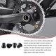 thumbnail image 5 of Soidarity Tornillo de aleación para bicicletas de 4 piezas, tornillos universales para fijación de bicicletas, tornillos de rueda de cadena, piezas de Ciclismo 9.2mm Negro Soidarity OD025072-26, 5 of 6