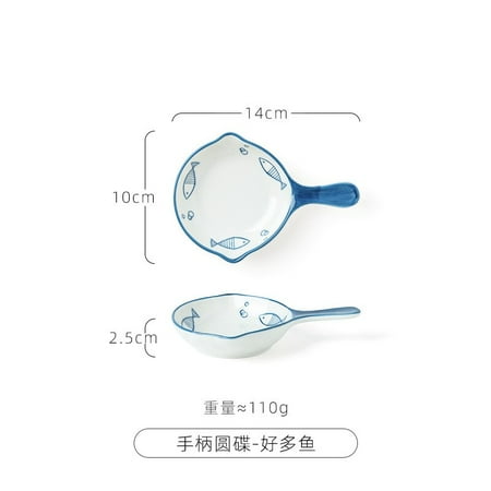 

Creative Cartoon Household Ceramic Seasoning Dish Soy Sauce Dish Dip Snack Dish Vinegar Dish Kitchen Accessories Snack Plate