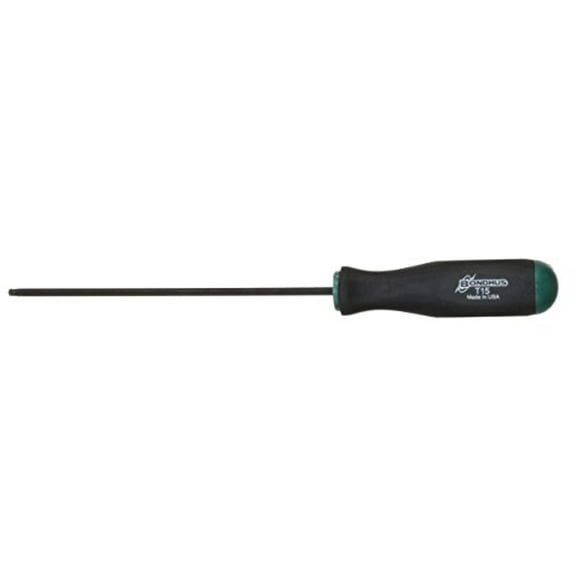 T15 Torx®/Star Prohold® Tip Screwdriver, 8.6" Long, Protanium® High Torque Steel With Proguard™ Finish - Bondhus® USA
