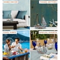 thumbnail image 4 of CoTa Global Blue Wave Small Rustic Sailboat Decor - Handcrafted Wooden Boat Decoration, Perfect Nautical Model Sailboat Figure, Cute Beach Themed Home Decor, Small Boat with Anchor - 6.4 Inches, 4 of 9