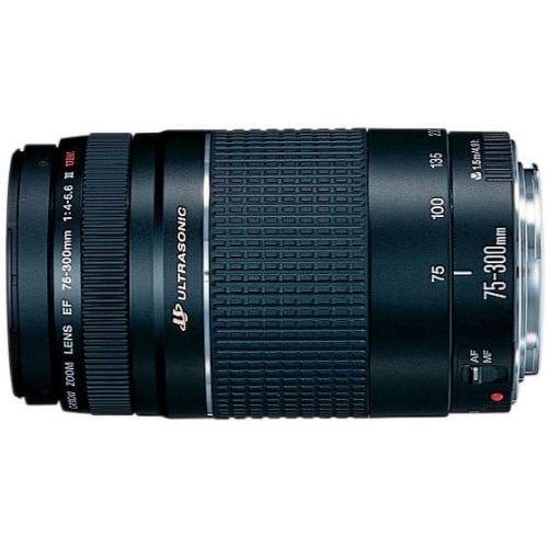 De alguna manera Permuta Podrido Canon EF 75-300mm f/4-5.6 III Telephoto Zoom Lens - Walmart.com