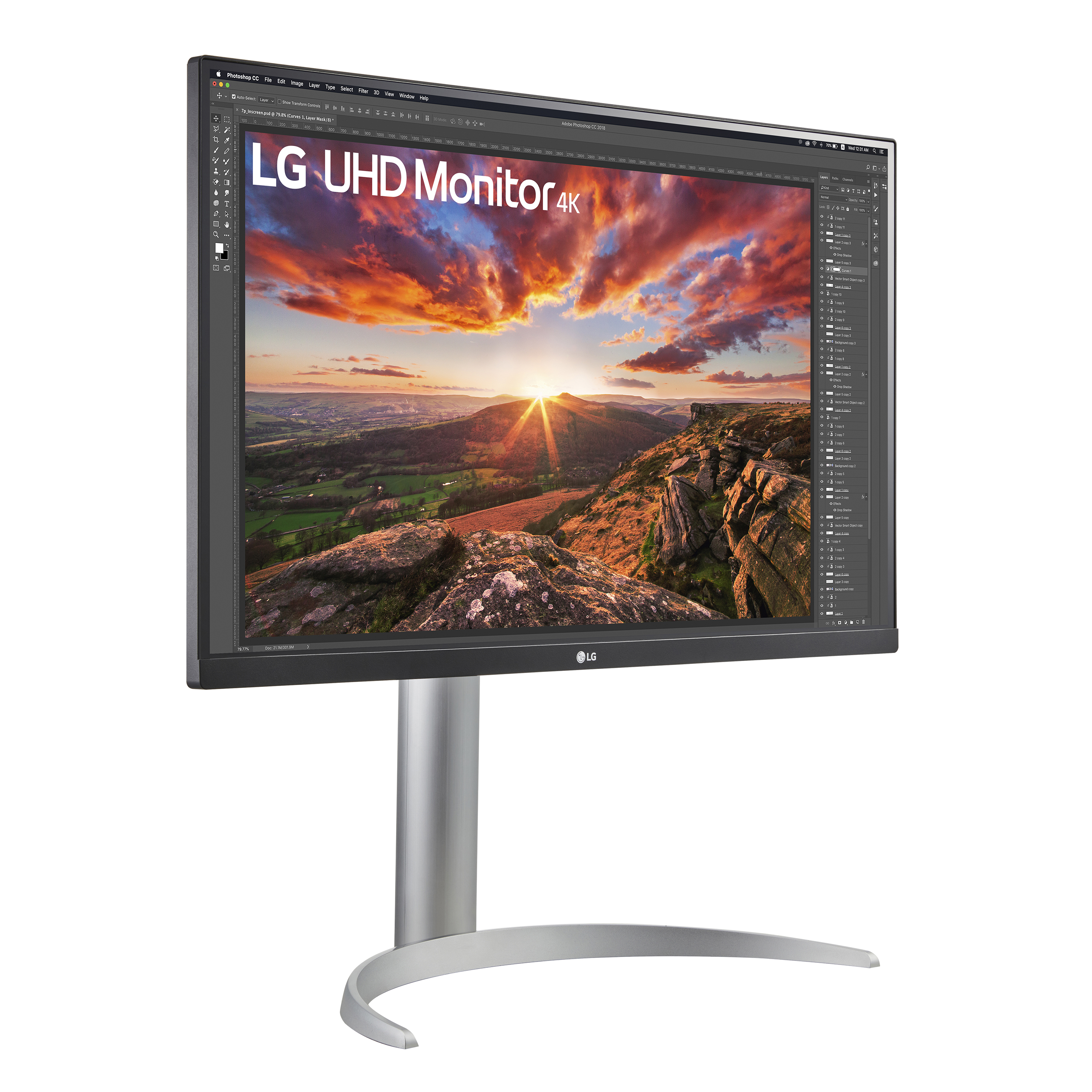 LG 27" Class IPS 4K UHD VESA HDR400 USB-C Monitor - 27UP850-W - image 4 of 11