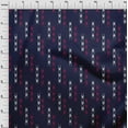 thumbnail image 3 of oneOone Cotton Cambric Fabric Arrow Sign Kasuri Decor Fabric Printed BTY 56 Inch Wide, 3 of 4
