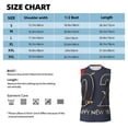 thumbnail image 5 of Lsque 2025 New Year 2 Print Men's Cotton Blend Sleeveless Muscle Shirts (S-3XL)- Moisture Wicking, Odor Protection, UPF 30+,X-Large, 5 of 8