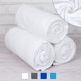 thumbnail image 4 of NC Microfiber Bath Towel Set 3 Piece (27"x 55"),Super Absortbent and Fast Drying,White, 4 of 6
