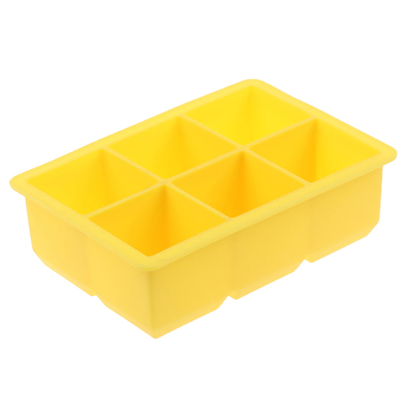 Big Giant Jumbo Large Silicone Ice Cold Cube Freeze Maker Square Tray Mold Mould 