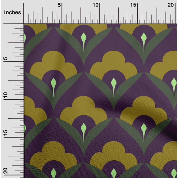 oneOone Viscose Jersey Purple Fabric Block Sewing Fabric By The Yard Printed Diy Clothing Sewing Supplies 60 Inch Wide