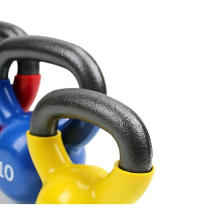 Xprt fitness vinyl kettlebell set sales