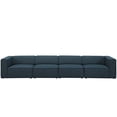 thumbnail image 4 of Modern Contemporary Urban Design Living Room Lounge Club Lobby Sofa Set, Fabric, Blue, 4 of 4
