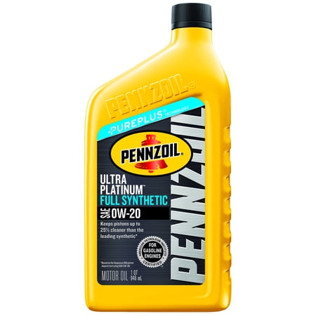 (6 Pack) Pennzoil Ultra Platinum 0W-20 Full Synthetic Motor Oil , 1