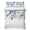 Blue White, variant on Twin Quilt Set 68''x86'', Black Brown Abstract Art Lightweight Summer Bedspread Coverlet Set with 2 Pillow Shams, Modern Geometric Luxury Breathable All Season Quilt Bedding for Dorm/Bedroom