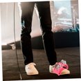 thumbnail image 4 of COMPUKAS 2Pcs Foot Rattle Bell Percussion Instrument Pink Foot Tambourine for Rhythm Playback, 4 of 8