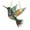 A, variant on Sky Stained Art Hummingbird Suncatcher - 2D Double Winged Christmas Ornament, Bird Design for Window & Indoor Hanging
