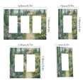 thumbnail image 2 of Yayeee Rocker Switch Wall Plate 1-Gang 4.6"x2.9" Home Decorative Outlet Cover, Art Garden Scene, 2 of 6