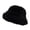 BD30_Black, variant on Lumtrix Faux Fur Winter Hats For Women Winter Christmas Stocking Stuffers Fluffy Solid Color Cap Khaki One Size