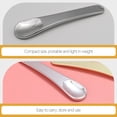 thumbnail image 6 of Toyvian Makeup Eye Cream Spoons Silver Zinc Alloy 5Pcs, 6 of 7
