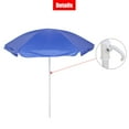 thumbnail image 6 of SalonMore Double Folding Picnic Chairs w/Umbrella Mini Table Beverage Holder for Beach Patio Camping Chair Blue, 6 of 8