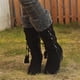 thumbnail image 5 of Después de lijar con borlas para mujer, botas altas, mangas, cuñas, botas de nieve Wmkox8yii  sa2746, 5 of 6