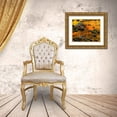 thumbnail image 3 of OBrien, Jay 24x20 Gold Ornate Wood Framed with Double Matting Museum Art Print Titled - West Virginia, Davis Autumn reflections on pond, 3 of 4