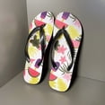 thumbnail image 4 of jiaxiM Women Flip Flops Black Thong Sandals Cushioned Women Slippers Non- Orthopedic Sandals for Women Thick Sole Orthofeet Shoes for Women, 4 of 5