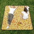 thumbnail image 5 of French Fries Beach Blanket Outdoor Picnic Mat Sandproof Waterproof Foldable for Camping Travel Hiking, 5 of 6