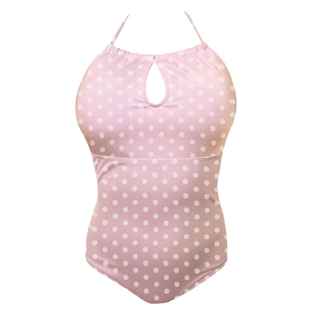 Traje de Baño Op para Mujer con Amarre Halter Rosa Talla M