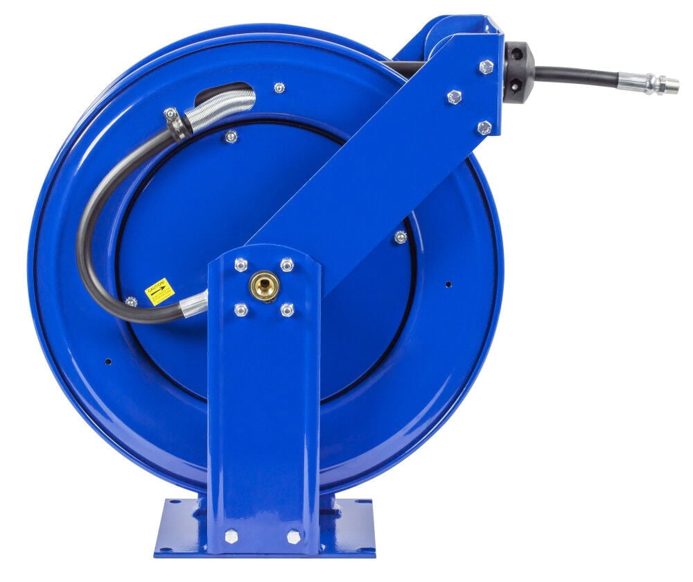 Coxreels Hose Reel Supreme Duty Spring Rewind For Air/water/oil 3/8In Id 100' Hose 3000 Psi