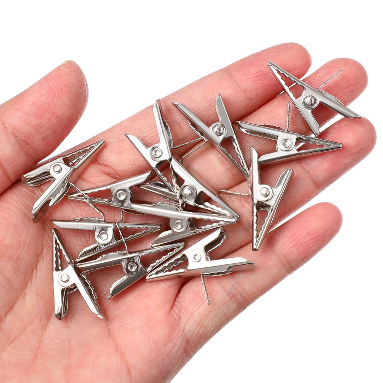 50Pcs Christmas Crafts Alligator Clips DIY Alligator Clamps for Xmas Tree  Ornament 