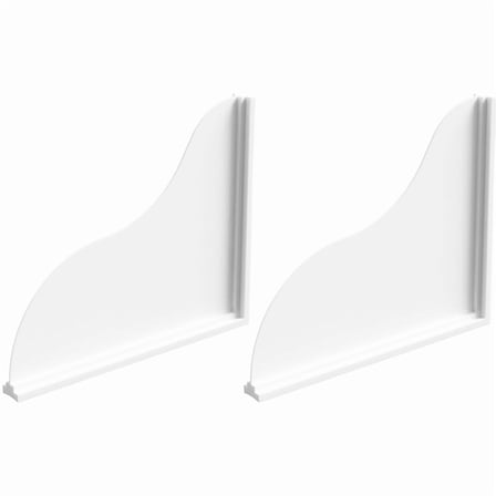 2PCS Silicone Shower Splash Guard Water Barrier Board Waterproof Protection