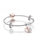 thumbnail image 5 of Pulsera de hueso de serpiente s925 chapada en cobre Panjia de dos colores europea, pulsera de oro rosa, cadena de amor, 5 of 5