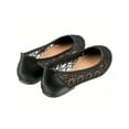 thumbnail image 4 of Women's Ballet Flats Cut Out Round Toe Slip On Floral Ballet Lace Flats Breathable Crochet Lace Ballet Flats, 4 of 5