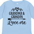 thumbnail image 4 of Inktastic Grandma Grandpa Love Me Arrow Boys or Girls Long Sleeve Toddler T-Shirt, 4 of 5