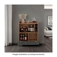 thumbnail image 3 of Mueble Bar con Portacopas y Cava para 3 Botellas Color Madera y Gris RTA, 3 of 4