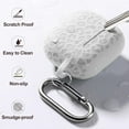 thumbnail image 3 of Comvin For AirPods 4 Case Cover 2024 for Women Men, Leopard, Silicone, Gray-White, 3 of 7